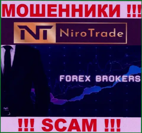 С NiroTrade Com, которые орудуют в сфере FOREX, не подзаработаете - это кидалово