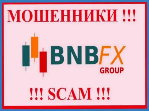 Логотип МОШЕННИКА BNB FX