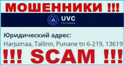 ЮВСЭксчендж ОЮ - это незаконно действующая компания, которая скрывается в оффшорной зоне по адресу Harjumaa, Tallinn, Punane tn 6-219, 13619