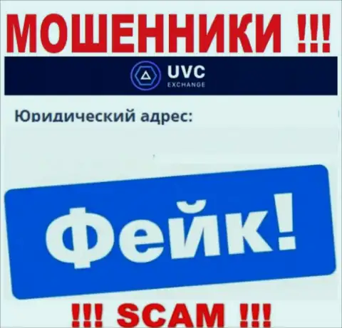 Сведения на сайте UVCExchange Com о юрисдикции компании - это обман, не позволяйте себя обмануть