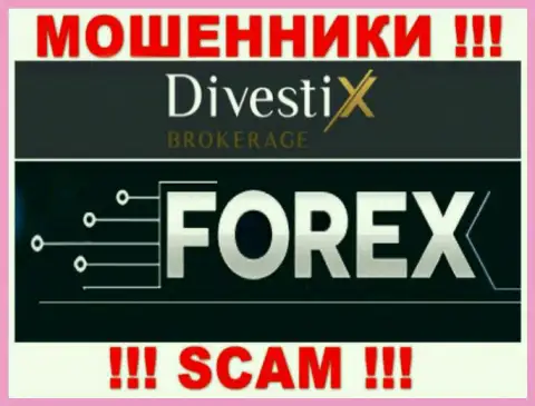 FOREX - это то на чем, якобы, профилируются интернет мошенники ДивестиксБрокередж Ком