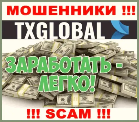 С организацией TX Global совместно работать слишком рискованно - обманывают валютных игроков, убалтывают ввести финансовые активы