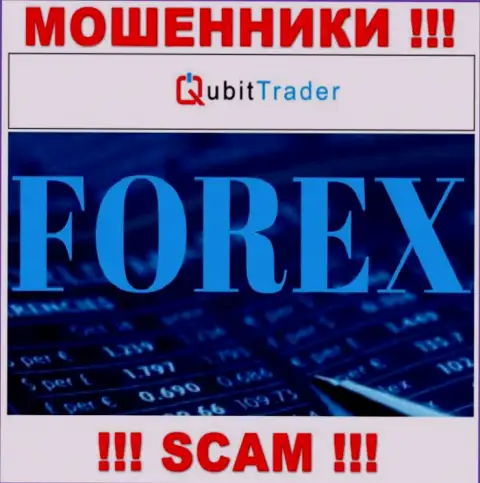 Основная деятельность Qubit-Trader Com - это FOREX, будьте весьма внимательны, прокручивают делишки незаконно