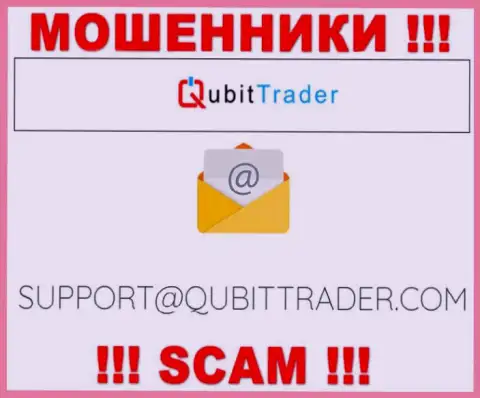 Электронная почта лохотронщиков Qubit-Trader Com, представленная у них на сайте, не стоит связываться, все равно обманут