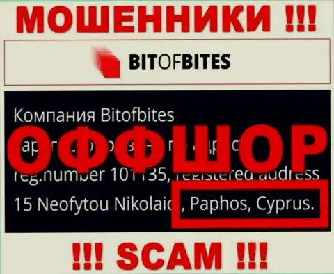 БитОфБитес Ком - лохотронщики, их адрес регистрации на территории Cyprus