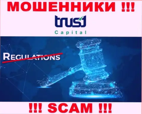 TrustCapital Com - это очевидно АФЕРИСТЫ !!! Контора не имеет регулятора и лицензии на деятельность