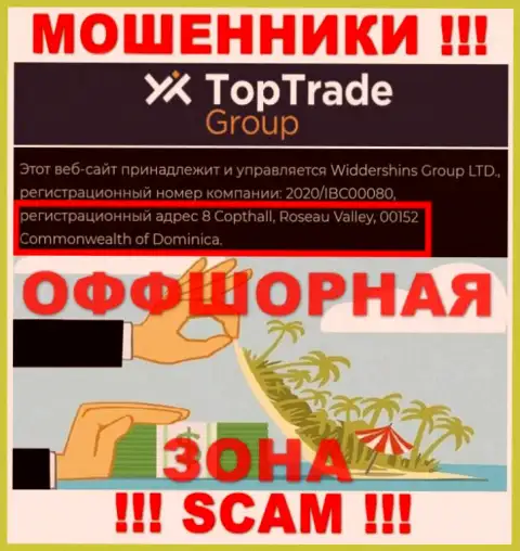 Widdershins Group LTD - это МОШЕННИКИ !!! Прячутся в оффшоре: 8 Copthall, Roseau Valley, 00152 Commonwealth of Dominica