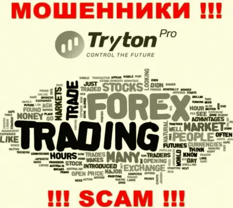 Forex - это сфера деятельности противозаконно действующей конторы Тритон Про