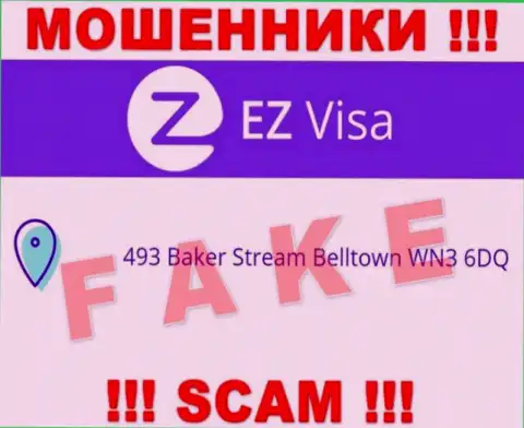 EZ-Visa Com - это МОШЕННИКИ !!! Указывают фейковую инфу касательно своей юрисдикции