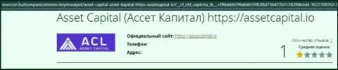 СТОИТ ли связываться с Asset Capital ? Обзор мошеннических комбинаций конторы