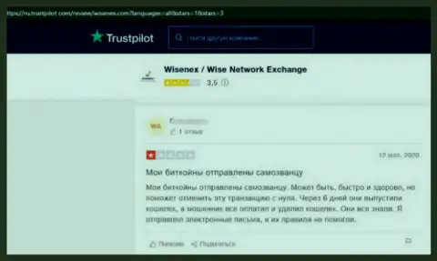 Негативный отзыв об конторе WisenEx - это очевидные ВОРЮГИ ! Очень опасно доверять им