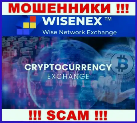 WisenEx Com промышляют сливом доверчивых клиентов, а Крипто обменник всего лишь ширма