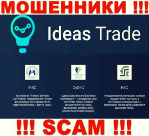 Противоправные действия Ideas Trade покрывает жульнический регулятор: FSC