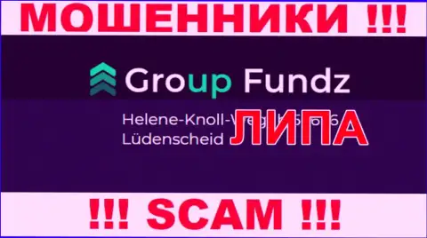 Посетив сайт GroupFundz Com сможете найти только лишь липовую информацию о оффшорной регистрации