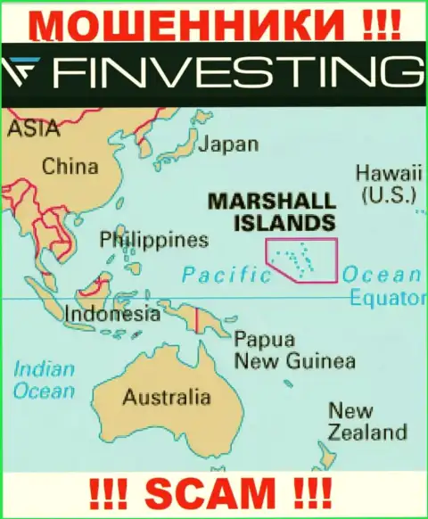 Marshall Islands - юридическое место регистрации организации Finvestings