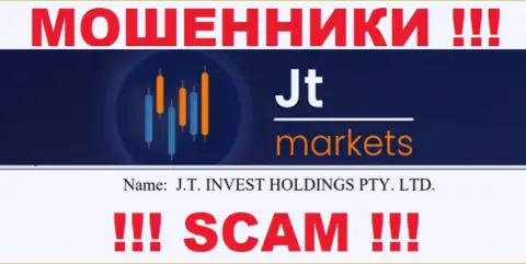 Вы не убережете собственные деньги работая с организацией JTMarkets Com, даже если у них есть юр лицо Джей.Ти. Инвест Холдинг ПТУ. Лтд