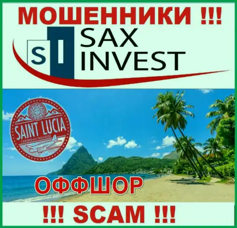 Поскольку Сакс Инвест Лтд находятся на территории Saint Lucia, отжатые финансовые активы от них не вернуть