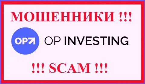 Лого МОШЕННИКОВ OP Investing