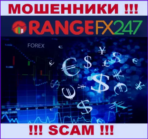 ОранджФИкс 247 говорят своим клиентам, что работают в области Forex