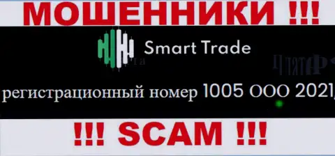 Рискованно взаимодействовать с организацией Smart Trade Group, даже при наличии регистрационного номера: 1005 000 2021