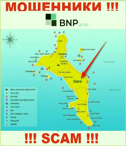 BNP Group пустили свои корни на территории - Mahe, Seychelles, избегайте сотрудничества с ними