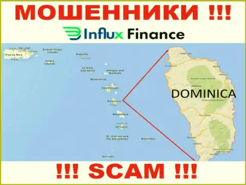 Организация InFluxFinance Pro - это интернет мошенники, базируются на территории Commonwealth of Dominica, а это оффшор