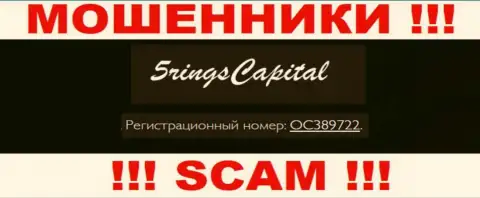 Будьте очень осторожны !!! FiveRings Capital жульничают !!! Номер регистрации указанной организации: OC389722