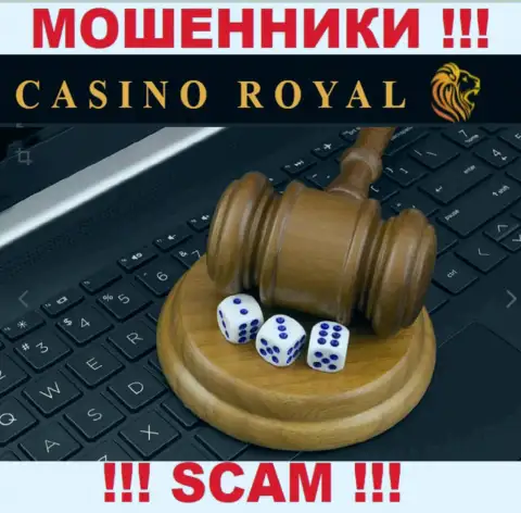 Вы не сможете вернуть средства, перечисленные в контору RoyallCassino - это интернет-мошенники !!! У них нет регулирующего органа