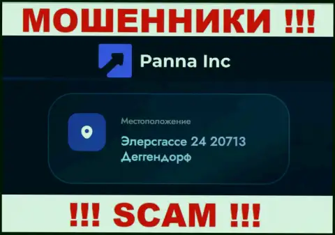 Адрес организации ПаннаИнк на официальном сайте - ложный !!! БУДЬТЕ БДИТЕЛЬНЫ !!!