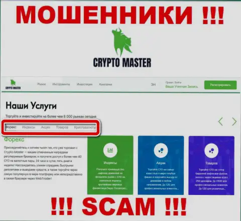 Не переводите деньги в CryptoMaster, сфера деятельности которых - Брокер