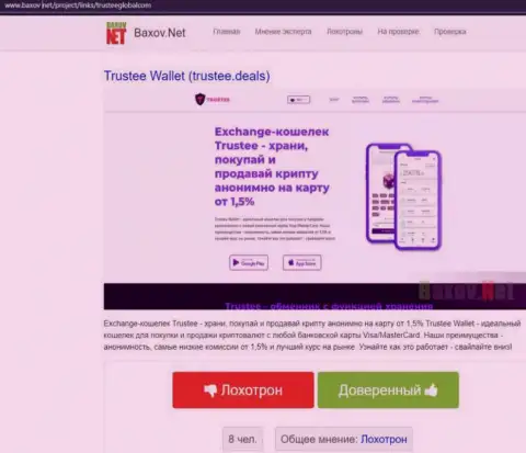 Мошенники Trustee Wallet нагло оставляют без денег - БУДЬТЕ ОЧЕНЬ ОСТОРОЖНЫ (обзор мошенничества)
