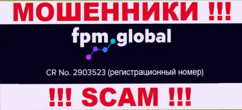 В интернет сети орудуют махинаторы FPM Global ! Их номер регистрации: 2903523