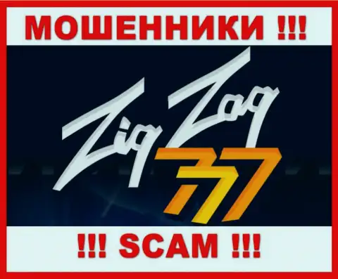 Логотип МОШЕННИКА ZigZag 777