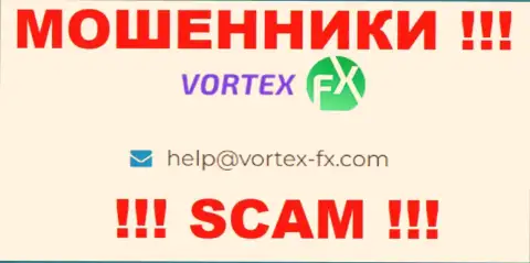 На сайте Vortex FX, в контактных сведениях, предоставлен адрес электронного ящика этих интернет-махинаторов, не пишите, обуют