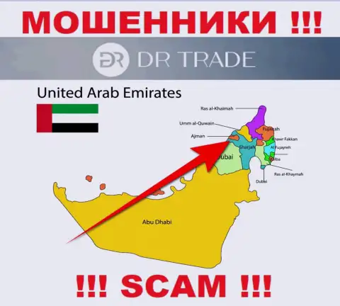 Адрес регистрации DRTrade на территории - Ajman, UAE