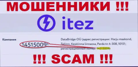 Будьте осторожны, присутствие регистрационного номера у компании Itez (14515009) может быть заманухой