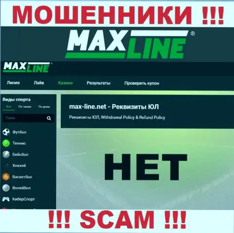 Юрисдикция MaxLine не показана на сайте компании - это кидалы !!! Будьте осторожны !