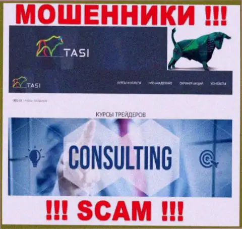 Аферисты TasInvest выставляют себя профессионалами в области Consulting